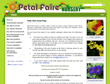 Tablet Screenshot of petalfaire.co.za